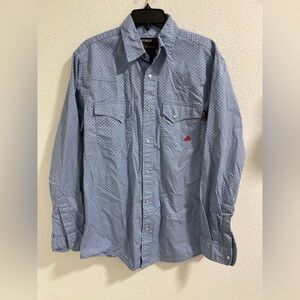 Forge FR Button Down pearl snap work Shirt